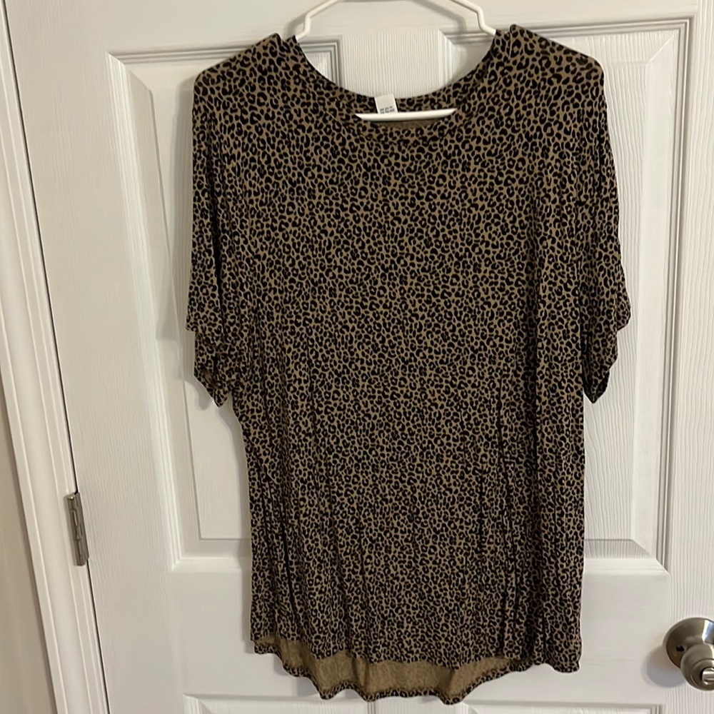 Cheetah print shirt